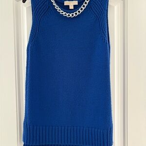 Michael Kors Blue Sleeveless Tunic
